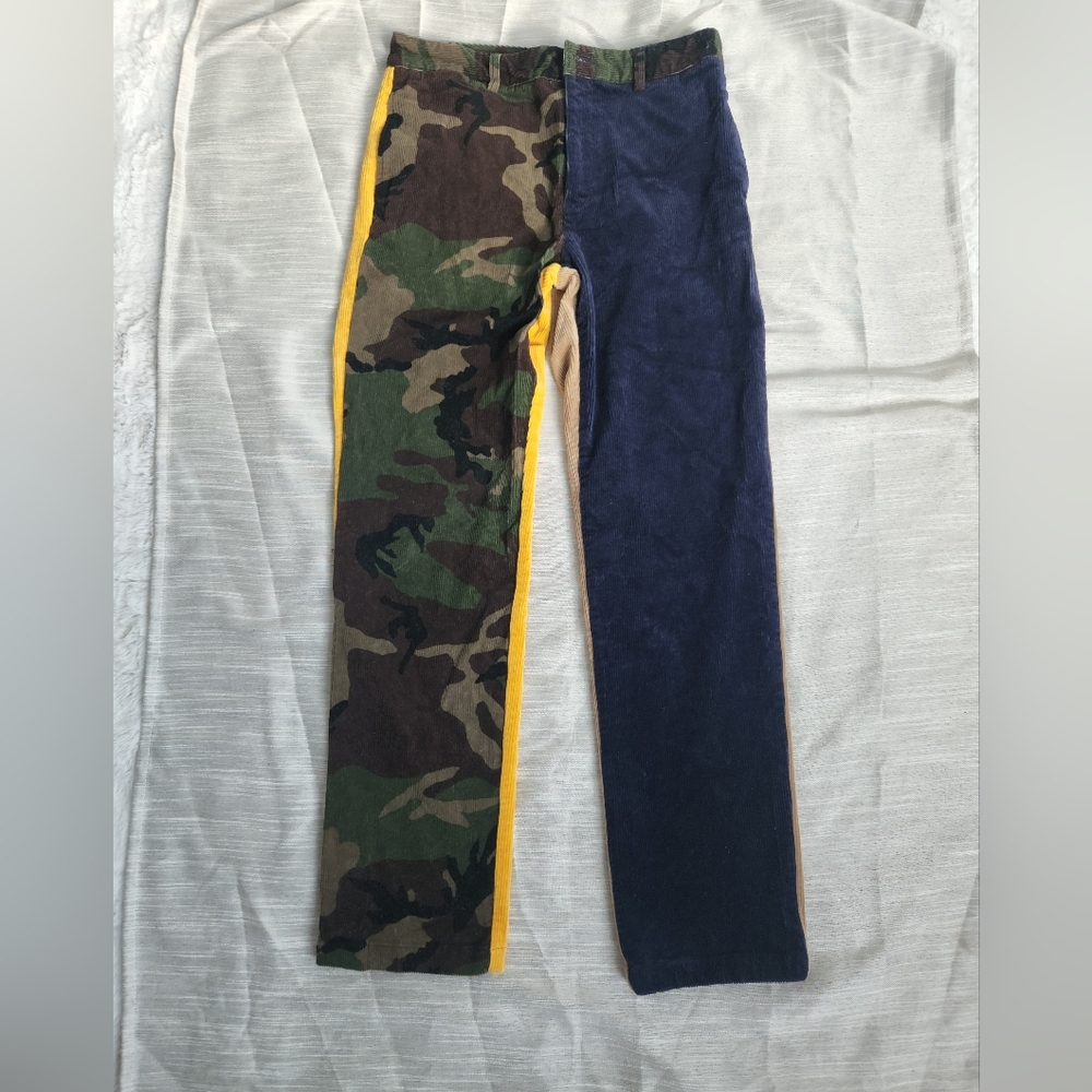 Polo by Ralph Lauren Boys Camouflage and Navy Yellow And Tan Pants